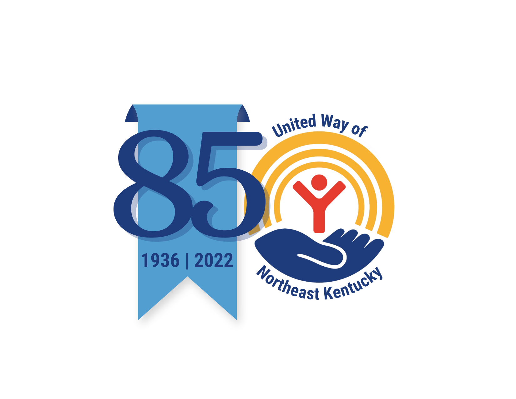 UWNEK 85 Year Anniversary logo